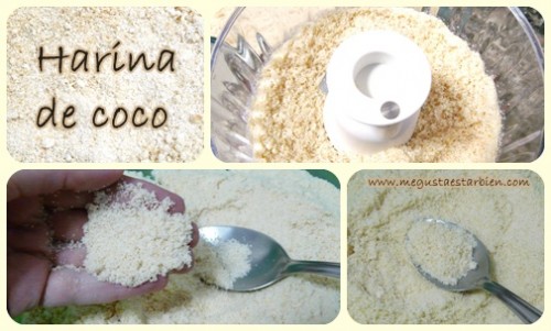 Receta harina de coco
