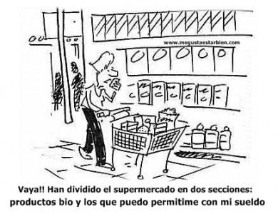 productos bio en el supermercado