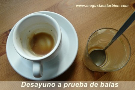 desayuno cafe mantequilla