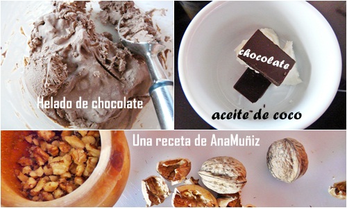 receta cobertura chocolate para helado