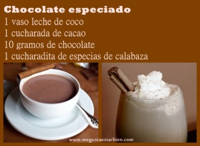 receta chocolate especiado